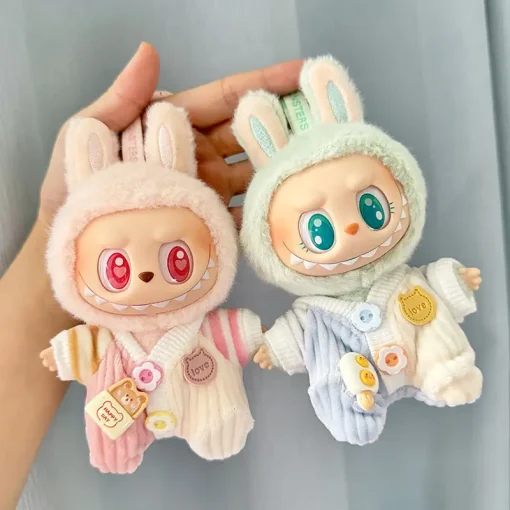 Clothes Only] One-Two Generation Labubu Clothes Pendant Labubu Sit Party Baby Clothes Pit Strip Crawling Clothes Cute Girl Gift