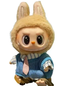 The New Blind Box Labubu Baby Clothes One Or Two Generation Labbu Clothes Macaron Sitting And Sending Vinyl Doll For Loading