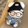 인형 옷 맞는 18 인치/45cm 인형 모자와 결합 된 유니콘 잠옷 Bjd 1/4 다시 태어난 인형 어린이 생일 축제 선물 3