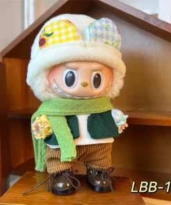 Labubu17cm Labubu Pendant For Kids' Clothes Pendant Doll Costume Decoration Set Doll Costume Children'S Gift Festival Present
