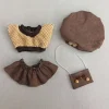 Cute Doll Lovely Clothes With Cartoon Headband Accessories Princess Dress Fashion Dresses Skirt Dolls Bag Dolls Clothes