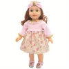15-17cm Idol Doll Denim Dress Korean Kpop Exo Labubu Big Bow Doll Clothes Children’s Gifts Cute Mini Doll Accessories in Stock 2