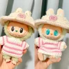Cute Mini Plush Doll’S Clothes Outfit Accessories For Korea Kpop Exo 17cm Labubu II Idol Dolls Sitting Party Clothing DIY Gift 3