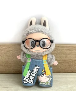 Brand new 17cm Labubu clothing plush toy set cute clothes DIY V1 V2 clothes  children's gift hair accessories