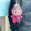 New 17cm Labubu Clothes Outfit Accessories for The Monster Korea Kpop Labubu Idol V1 V2 V3 Commando Jacket Clothing Pendant Mp5