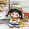 17cm First And Second Generation Labubu Baby Clothes, Vinyl Figurine Pendant, Starfish Overbody Pants Versatile And Cute Outfits 2