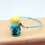 Blue cup pendant
