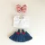 3pcs-Plaid bow