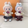 Only Clothes 2025 New Labubu Doll Clothes Plush Set 17cm Labbu Fashion Skirt Pendant Change Cute Delicate Girl Gift Decoration 3