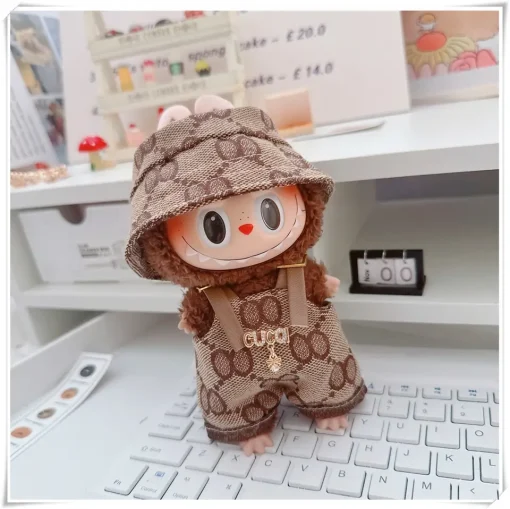 Ropa para muñeca Labubu V1 V2 V3, conjunto de monos Labubu, accesorios para muñecas a juego de colores