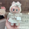 For labubu 15cm doll outfit clothes Casual shorts set Cute Decoration Little Clothes Set Doll Clothing Dress Up Excluding dolls 2