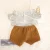2 pc -khaki grid set
