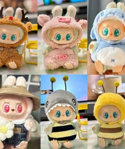 Cute Mini Plush Doll'S Clothes Shark Deer Outfit Accessories For Korea Kpop Exo Labubu I II Idol Dolls Sitting Party Clothing