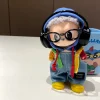 17cm Mini Plush Doll’S Clothes Outfit Accessories For Labubu Clothes Time To Chill Doll Clothes 3