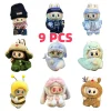 17cm Mini Plush Doll Clothing Accessories Bjd  Korea Kpop Exo Labubu  Idol V1  V2 Sweater Headband Suit Clothing Gift Dress 3