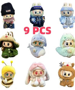 Labubu 17cm Doll Exo Kpop Idol Clothing Accessories Knit Cartoon Bjd  Collectibles Ropa Fashion To Replace Delicate Nice Toy