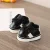 Black white shoes