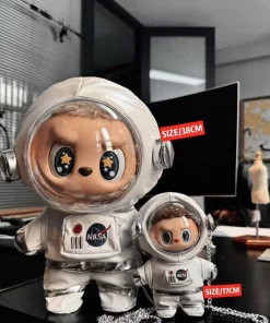 Labubu Astronaut Doll Clothes Macaron Hanging Toy Vinyl Figure Replacement Outfit 17cm V1 V2 V3 Dolls Bag And Dolls Clothes