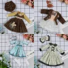 30CM BJD Doll Clothes Girl Dress Up Makeup DIY Toys  Accessories Dress Princess Doll House Set Children Humanoid Doll Girl Gifts