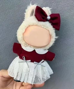 17cm Mini Plush Doll'S Clothes Outfit Accessories For Korea Kpop Exo Labubu Idol suit Clothing Gift