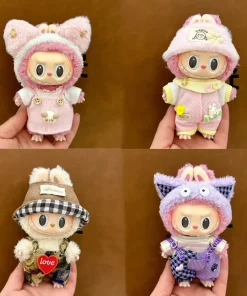 17cm Labubu doll accessories Clothing suitable for V1 V2 V3labubu fashion personality cute toy birthday gift