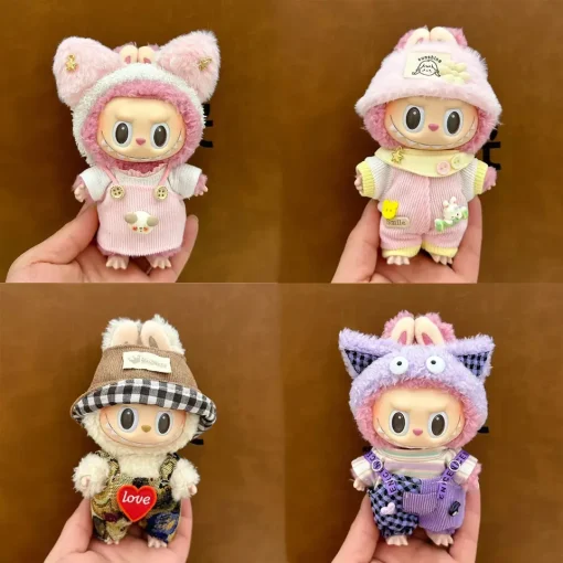 17cm Labubu doll accessories Clothing suitable for V1 V2 V3labubu fashion personality cute toy birthday gift