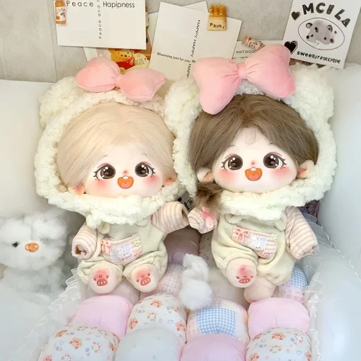 Cotton Doll Clothes Cute And Super Cute Plush Suit 20cm In Stock, Doll Dress Up Official Genuine Product Only Clothes No Doll