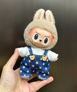 Mini Doll'S Clothes Outfit Accessories For Korea Kpop Exo 15-17cm Labubu Idol V1 V2 Overalls set Clothing Gift