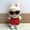 17cm Labubu Basketball Player Clothing Kawaii Mini Plush Doll Clothes Doll Cute Athlete Idol Doll Accessories