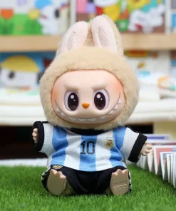 Only Selling Clothes 17cm First Second Generation Labubu Basketball Clothes Cute Doll Decoration Handmade Doll Clothes