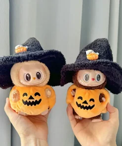 Labubu I II Idol Dolls Halloween Clothing Plush Doll'S Clothes Outfit Accessories For Korea Kpop Exo Sitting Party Pumpkin Suit