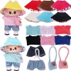 Mini Doll’S Clothes Outfit Accessories For Korea Kpop Exo 15-17cm Labubu Idol V1 V2 Baseball jersey pants shoes Clothing Gift 3