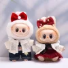 For Labubu v1/v2 sitting baby clothes  cute macaron labubu accessories Cute Decoration Clothes 3