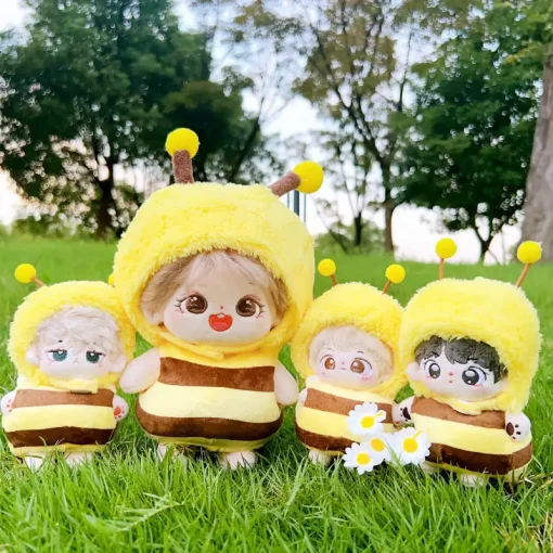 Spot 10cm/15cm/20cm/40cm Cotton Doll Cloth Clothes Bee Doll Clothes Without Lanyards.