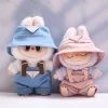 17cm Mini Plush Doll’S Clothes Outfit Accessories For Korea Kpop Exo Labubu Idol V1 V2 sweater headband set Clothing Gift 2