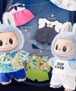 Genuine Labubu Doll Clothing Only Accessory Shirt Dress Pants Set Labubu The Monster Customized Diy Labubu Clothes Set Gifts