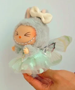 17cm Mini Plush Doll'S Clothes Outfit Accessories For Korea Kpop Exo Labubu Idol V2 Bow princess dress Clothing Gift